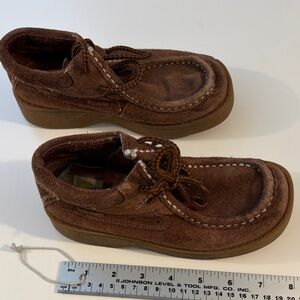 Brown Suede Kids Shoes